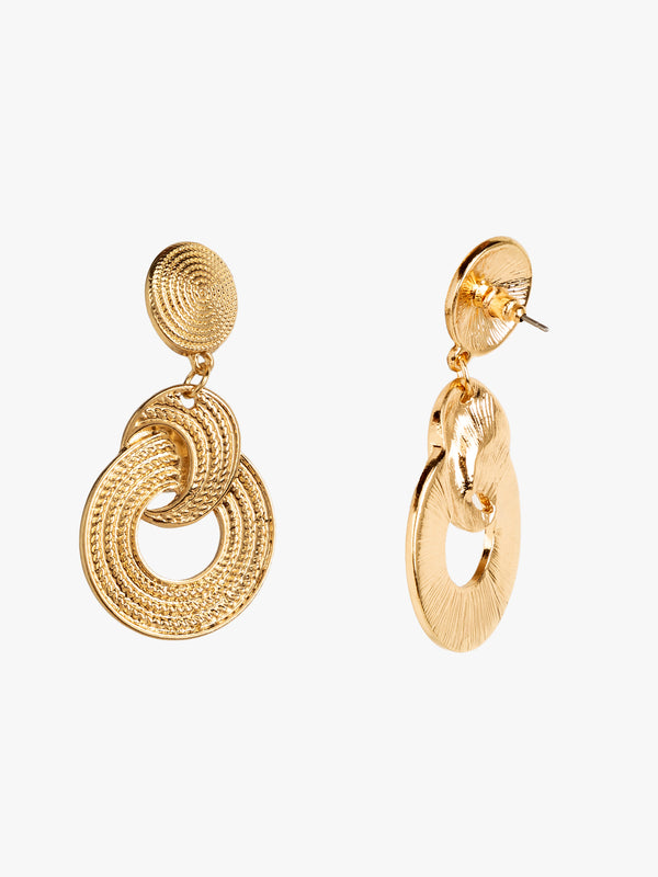 Regal Gold Tone Earrings