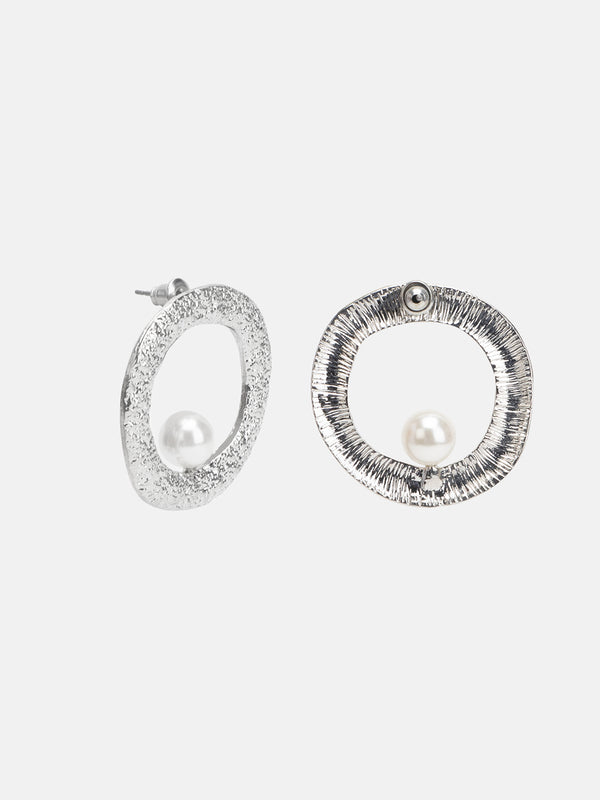 Pearl-Beaded Drop Earrings