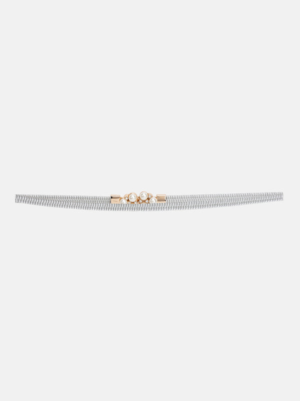 Chain Buckle Thin Belt