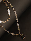 Cascade Charm Layered Necklace