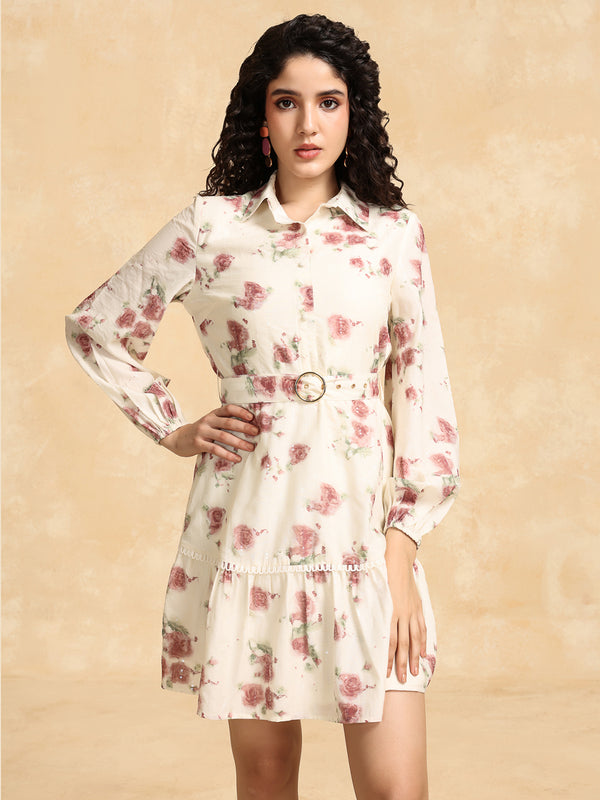 Lily Mini Dress W Belt
