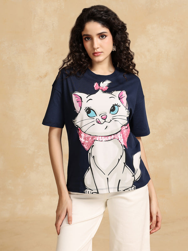 ©Disney Aristocat Pink Bow T-Shirt