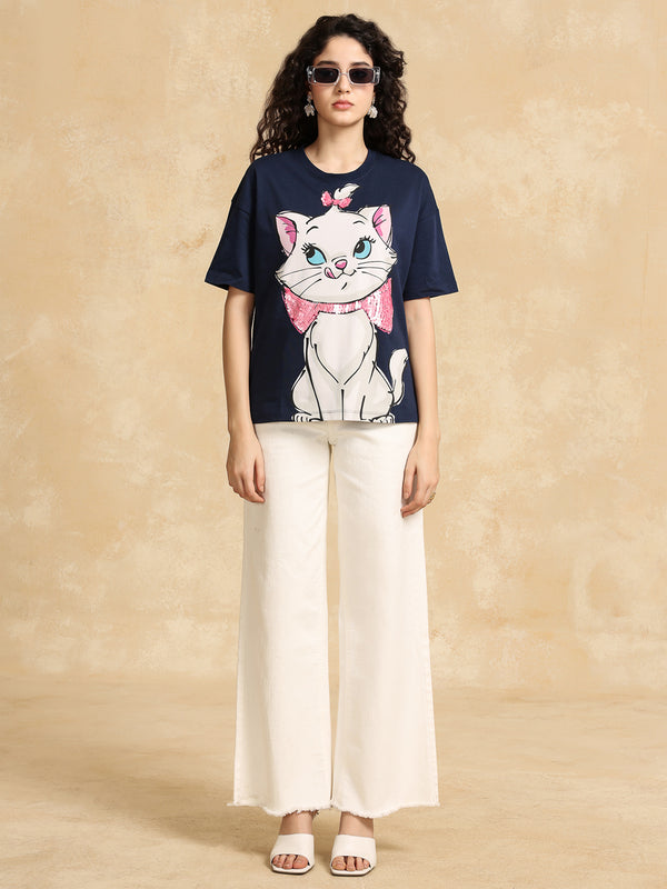 ©Disney Aristocat Pink Bow T-Shirt