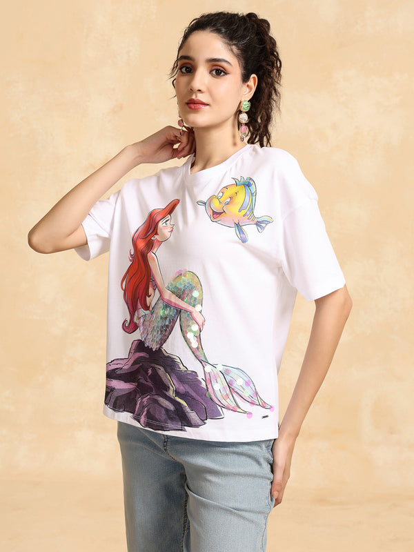 ©Disney Ariel And Flounder T-Shirt