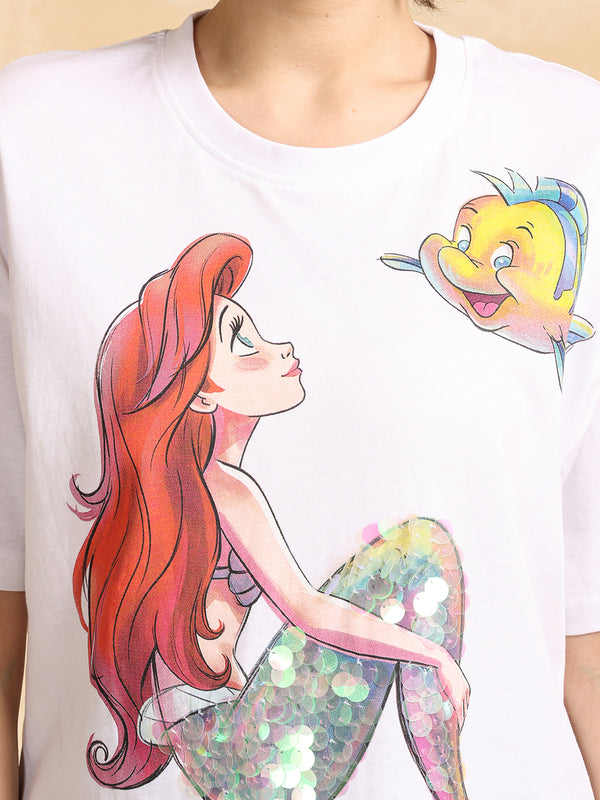 ©Disney Ariel And Flounder T-Shirt