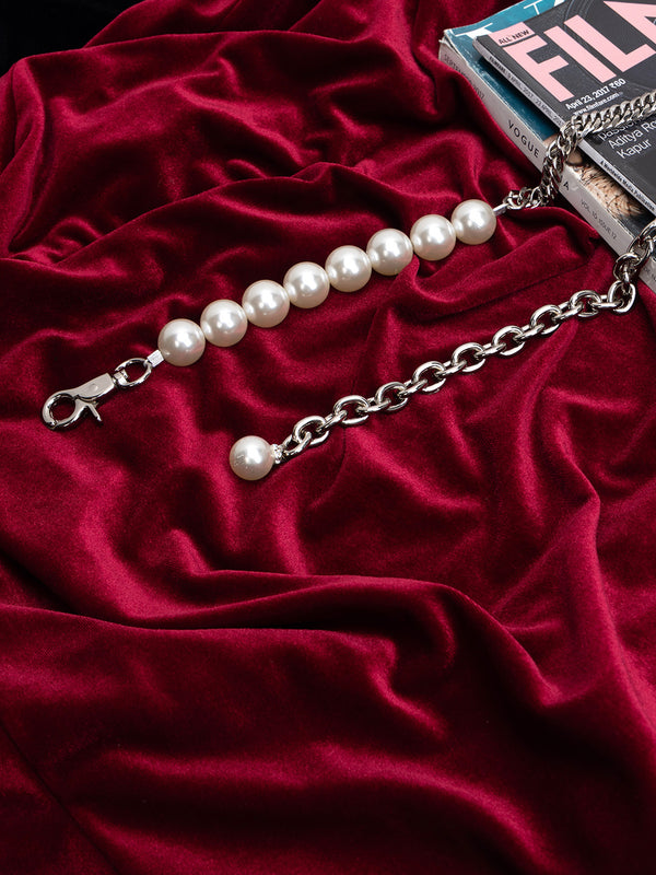 Pearl Chain Thin Belt