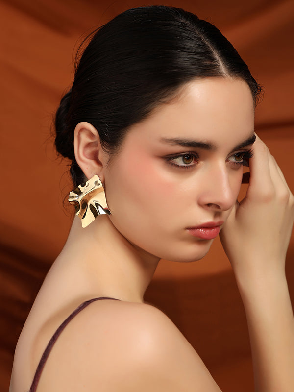 Liquid Luxe Stud Earrings