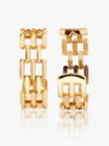 Radiant Grid Hoop Earrings