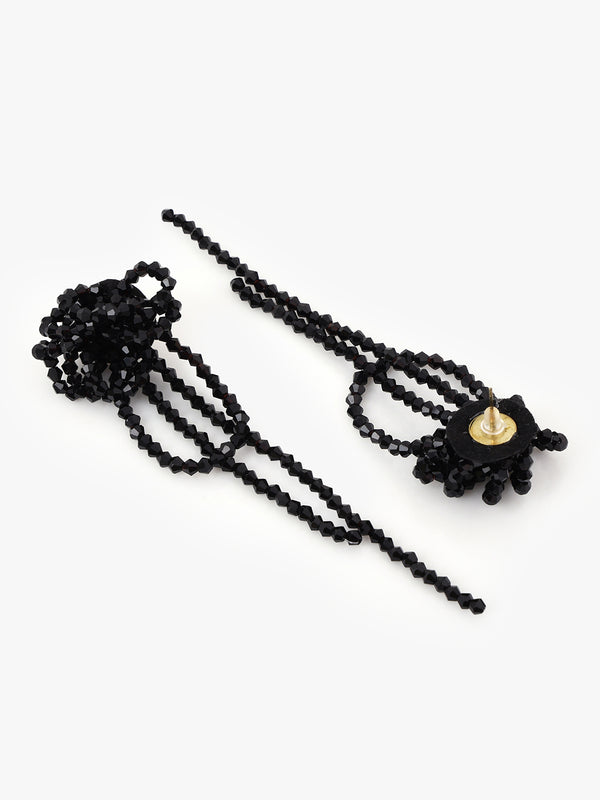 Midnight Bloom Drop Earrings