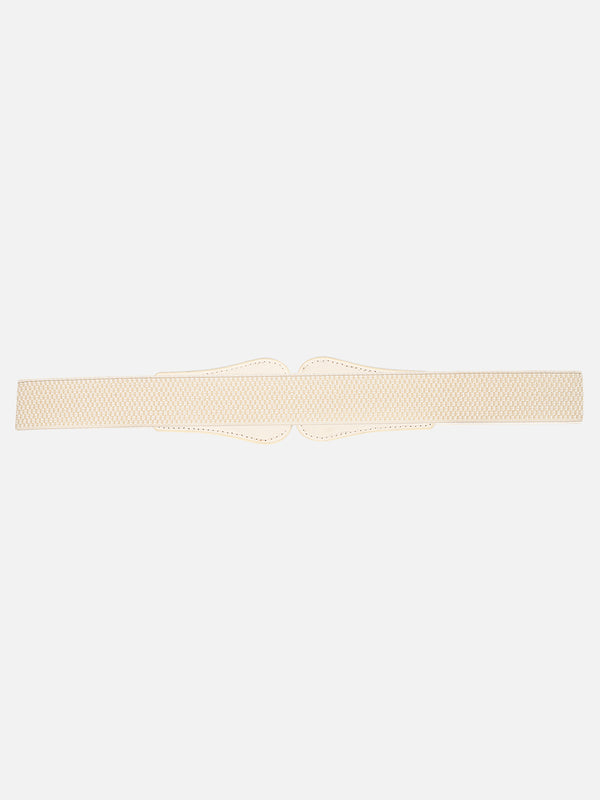 Leaf Buckle Elasticated Belt