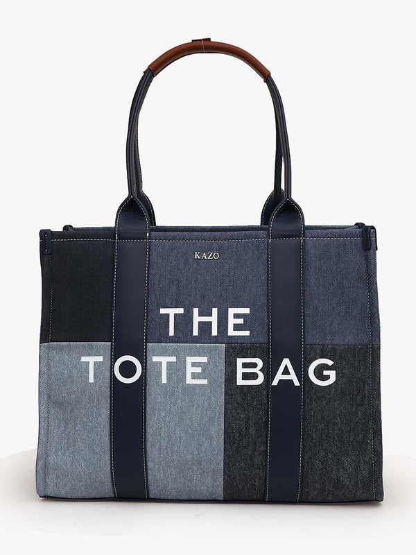 Kazo Tote Bag Denim Edit