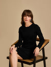 Winter Dress With Rhinestone Fringe