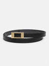 Linear Square Buckle Belt