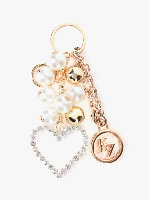 Olyn Bead Heart Bag Charm