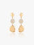 Kazo Vertina Dual-Tone Drop Earrings