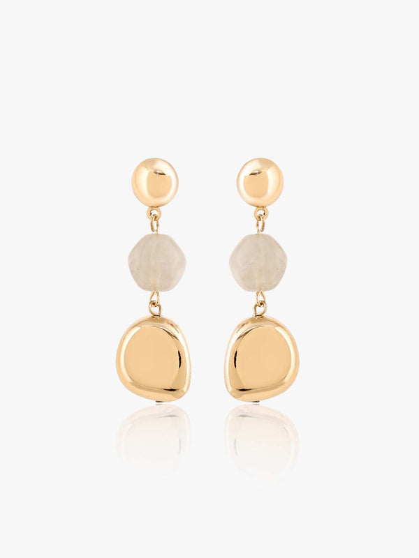 Kazo Vertina Dual-Tone Drop Earrings