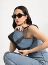Kazo Talia Denim Hobo Bag