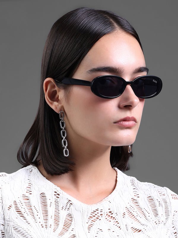 Soft Sculpt Oval Sunglasses
