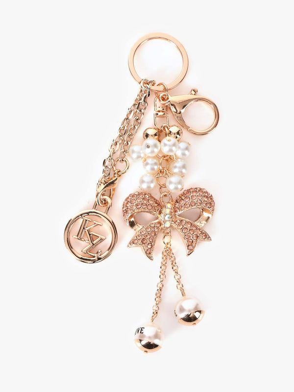 Embellished Bow Bag Charm