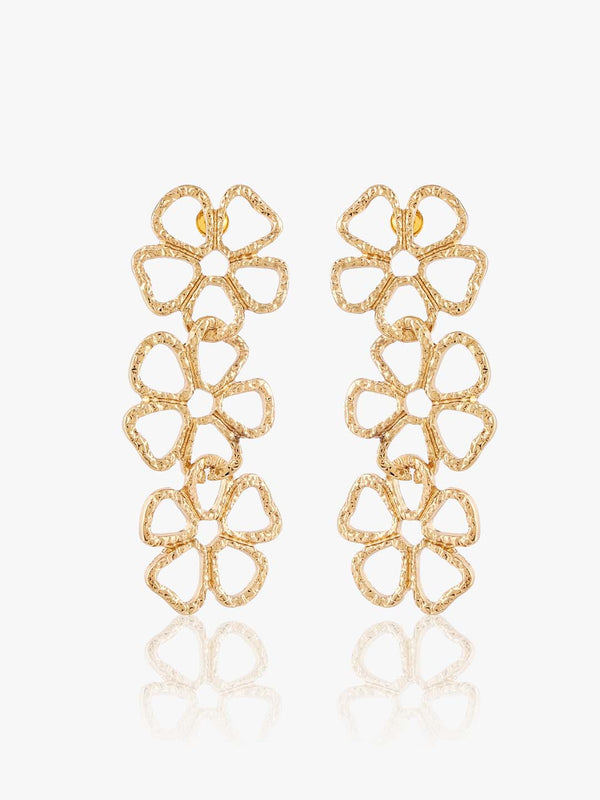 Kazo Flower Drop Earrings