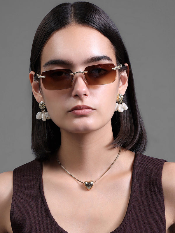 Soho Sleek Metal Frame Sunglasses