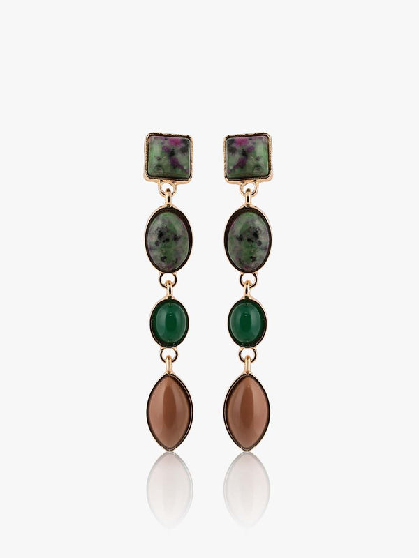 Kazo Mystara Multi-Stone Drop Earrings