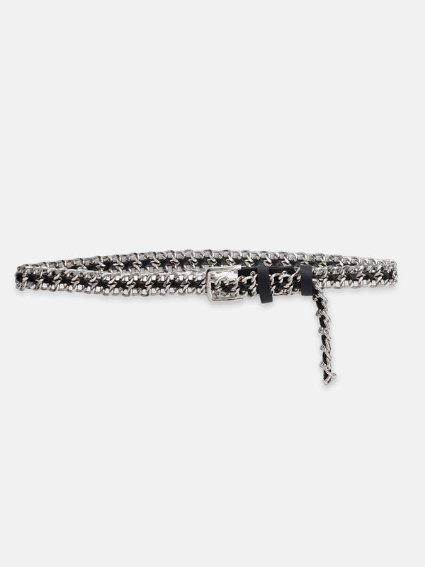 Chain Thin Buckle Belt