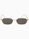 Geometric Metal Frame Sunglasses