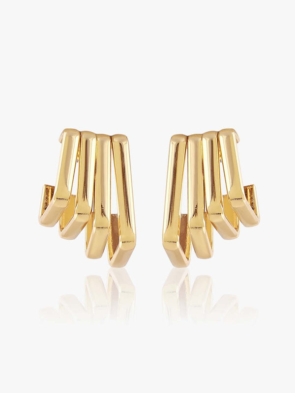 Kazo Strata Hoop Earrings