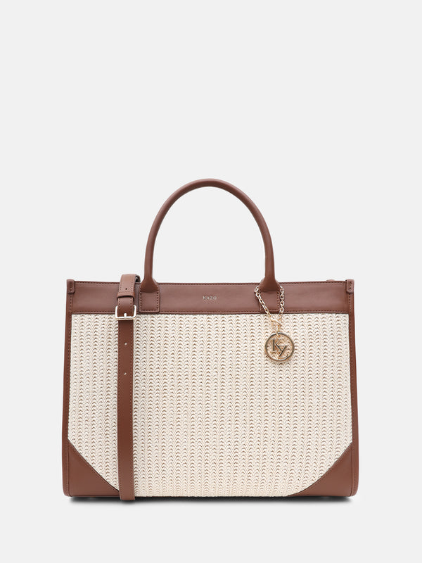 Kazo Maréa Raffia Tote Bag