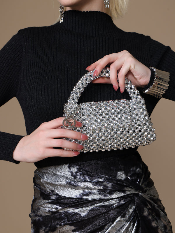 Kazo Elena Beaded Clutch Bag