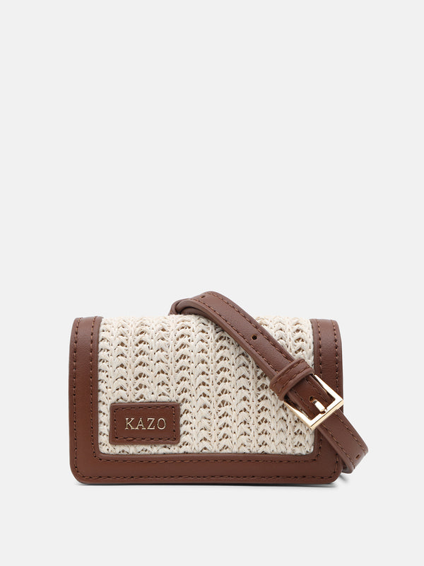 Kazo Tweety Raffia Mini Sling