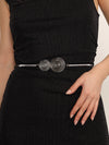 Kazo Forged Floral Embellished Belt