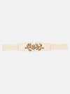 Leaf Buckle Elasticated Belt