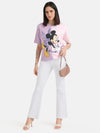 Mickey Mouse © Disney Printed T-Shirt With Sequin Work
