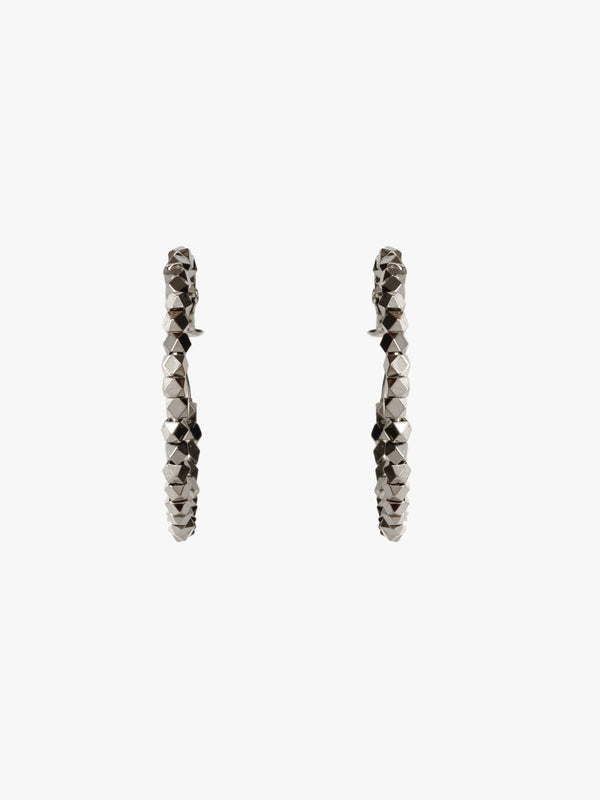 Jeweled Halo Hoop Earrings