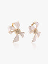 Kazo Luxora Bow Stud Earrings