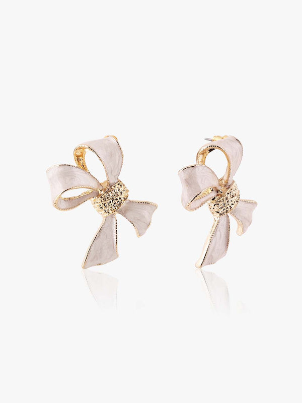 Kazo Luxora Bow Stud Earrings