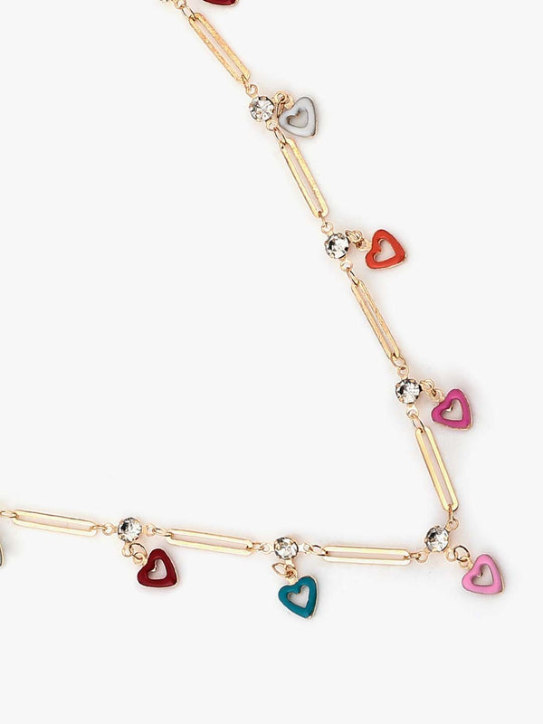 Kazo Floren Heart Chain Necklace