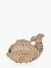 Rhinestone Studded Fish Clucth
