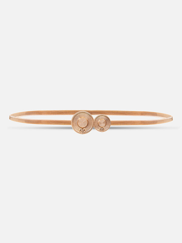 Kazo Forged Floral Embellished Belt
