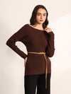 Mulled Winter Top With Belt