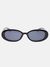 Soft Sculpt Oval Sunglasses