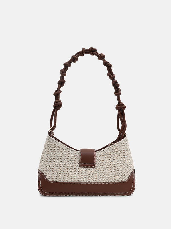 Kazo Kai Raffia Shoulder Bag