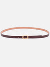 Matte Gold Buckle Belt