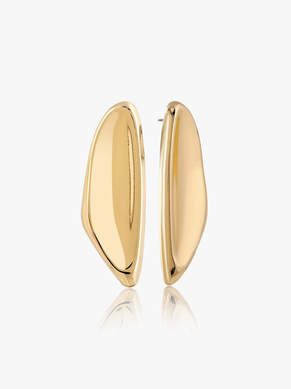 Kazo Aureon Abstract Metallic Earrings
