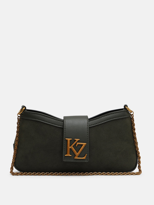 Kazo Aurelian Suede Shoulder Bag