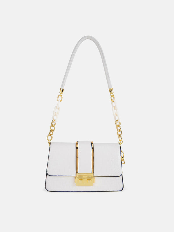 Croc Embossed Sling Bag