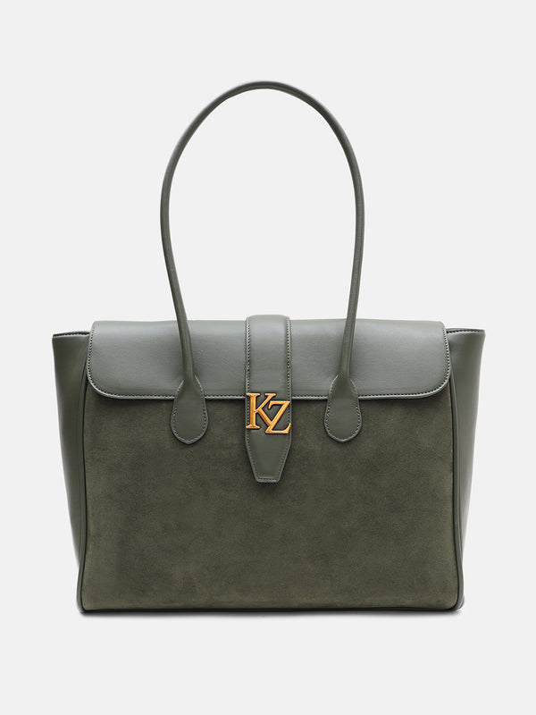 Kazo Aurelian Suede Tote Bag