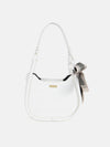 Croc-Textured Handheld Bag